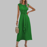 Antonia™ - Elegant Sleeveless Round Neck Maxi Dress
