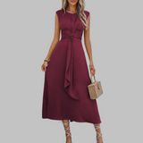 Antonia™ - Elegant Sleeveless Round Neck Maxi Dress