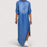 Zava™ | Langes Kleid im Jeans-Look