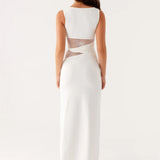 Leni™ | Maxi Haljina Koja Laska Figuri s Diskretnim Izrezima i Vezicom