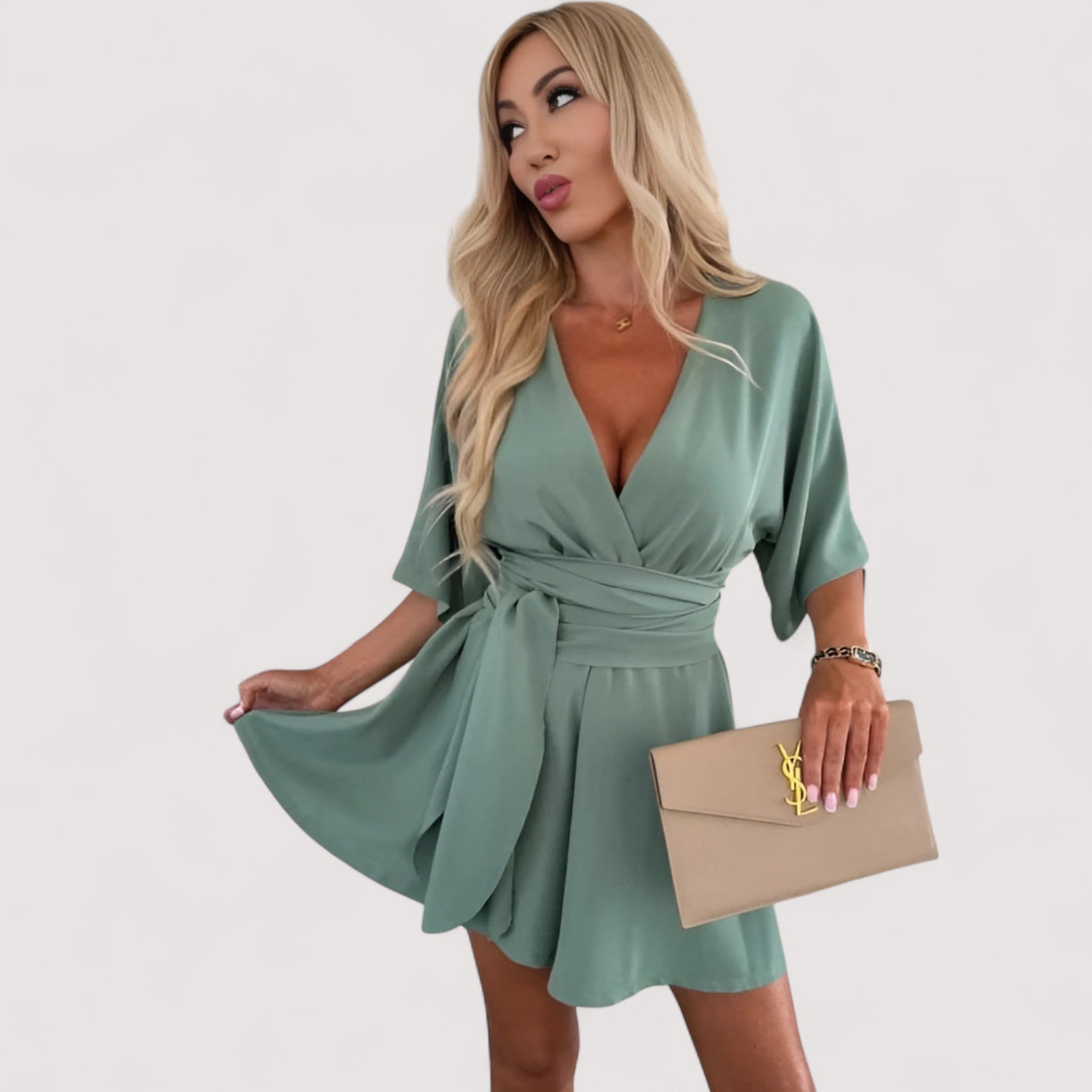 Sandra™ | Gradski šik kombinezon – Milanski stil