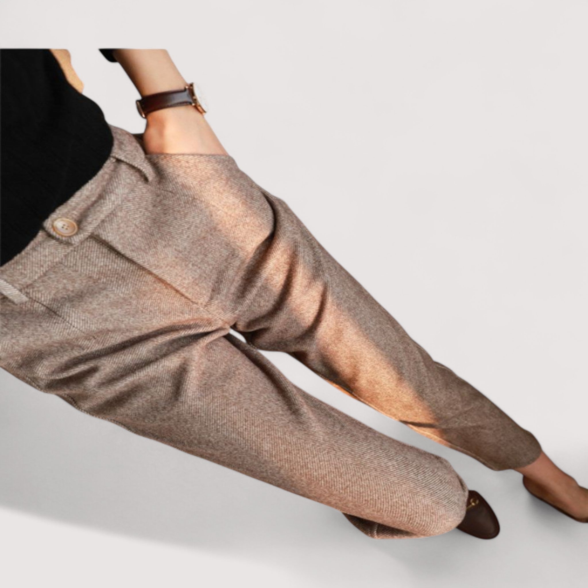 Helga™ | Slim hlače s visokim strukom